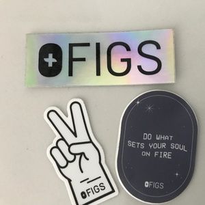 FIGS Sticker Trio